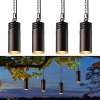 17 Stories 12V Low Voltage Hanging Lighting, LED Landscape Hanging Tree Lights, , Aluminum, Brass Bronze, 2700K Soft Whi