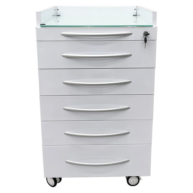 Spring Promotion Dental special storage cabinet mobile cart Stainless steel moving side cabinet 5 drawers 300397 in Other Business & Industrial in Toronto (GTA) - Image 2