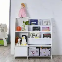 Isabelle & Max™ Isabelle & Max™ Kids Bookcase With Toy Storage With Canvas Books Display Storage Box