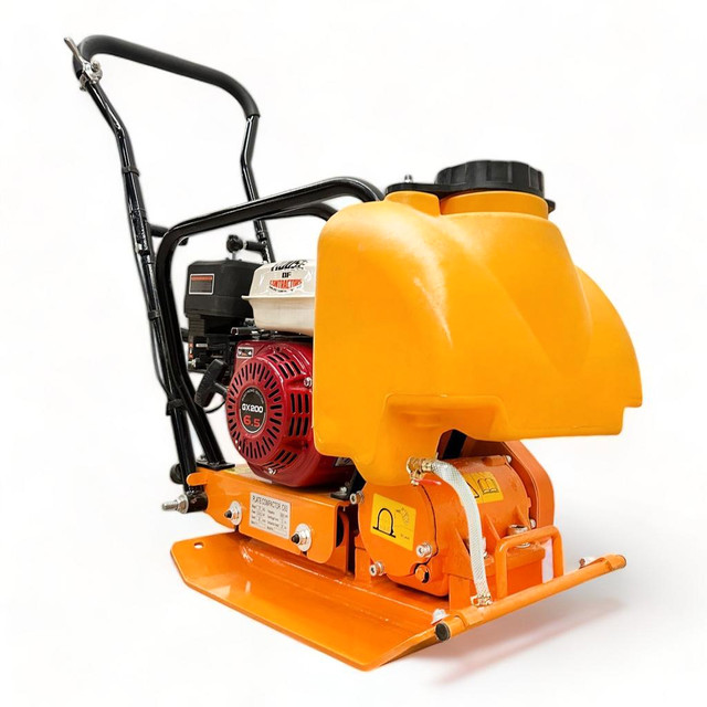 HOC C60 14 INCH COMMERCIAL GX200 PLATE COMPACTOR + WHEEL KIT + WATER KIT +  FREE SHIPPING + 2 YEAR WARRANTY in Power Tools