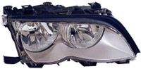 Head Lamp Passenger Side Bmw 3 Series Coupe 2002-2005 Chrome Halogen High Quality , BM2503165