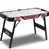 RayChee RayChee 48'' 2 -Player Wood Air Hockey Table with Digital Scoreboard