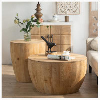 Hewei Bucket Shaped Coffee Table For Living Room