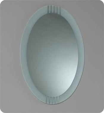 Attrazione 2 Inch Modern Glass Bathroom Pedestal or as a Set ( Mirror, Faucet, Hardware & P-Trap )  FB in Cabinets & Countertops - Image 3