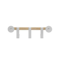 Safco Products Company Resi Coat Wall Rack 3 Hooks