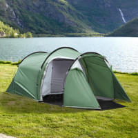 Camping Tent 167.75'' x 81'' x 60.75'' Dark Green
