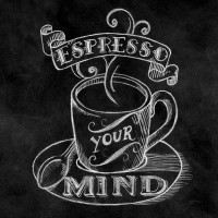 Winston Porter Espresso Your Mind par Mary Urban - impression sur toile tendue