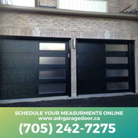 SUMMER PROMO!! Modern Garage Doors With Side Windows From $1299 (ALL COLORS IN STOCK)