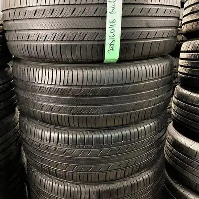 205 60 16 2 Michelin CrossClimate Used A/S Tires With 95% Tread Left