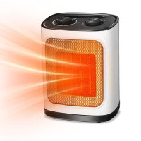 Color of the face home Portable Electric Space Heater, Small Ceramic Heater Fan With Thermostat, Tip-Over And Overheat P