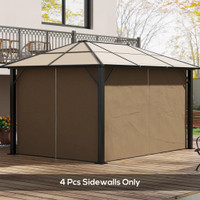 Canopy Sidewall 138.5" x 157.5" x 80.75" Dark Brown