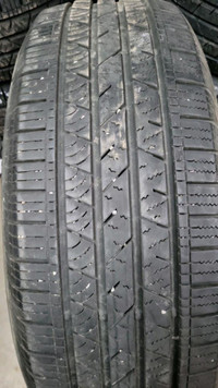 4 pneus dété P235/65R18 106T Continental CrossContact LX Sport 23.5% dusure, mesure 7-8-8-8/32