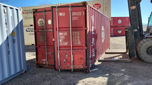 20’ Used Container 205222 in Storage Containers in Chatham-Kent