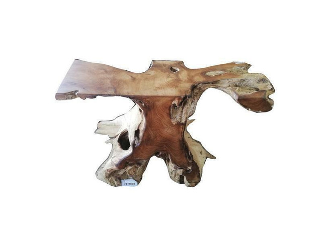FREE FORM ROOT COFFEE TABLE - TEAK ( Appox 45x32, 58x46 & 72x12 in ) in Coffee Tables - Image 3