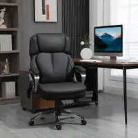 Massage Office Chair 27.2" W x 31.5" D x 48.8" H Black