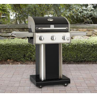 Kenmore Kenmore 3 - Burner Compact Liquid Propane Gas Grill with Foldable Side Tables