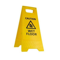NEW SLIPPERY WET FLOOR CAUTION SIGN LD018A