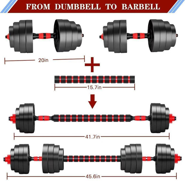 NEW 50 KG DUMBELL LIFTING WEIGHT SET S1225 in Other in Edmonton - Image 3