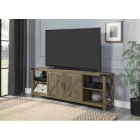 Gracie Oaks Alvern Solid Wood TV Stand