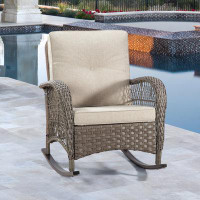 Winston Porter Mevlude Patio Chair with Cushions