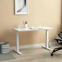 ERGOBOND Tolle Height Adjustable Desk With Antibacterial Work Surface
