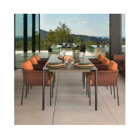 NashyCone Rectangular 4 - Person Dining Set with Cushions — Outdoor Tables & Table Components: From $99