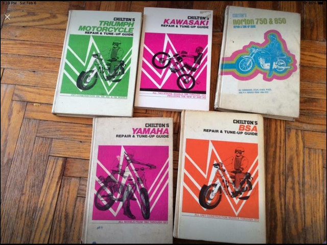 Vintage Clymer Publication Service Repair Handbooks Manuals in Motorcycle Parts & Accessories in Ontario - Image 2