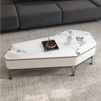 STAR BANNER Trestle Coffee Table with Storage