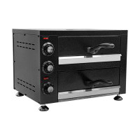 OUKANING 2-Layer Electric Countertop Pizza Oven 2200W