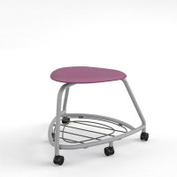 Haskell Education 360 Chair, Bookbag Rack, Soft Wheel Casters