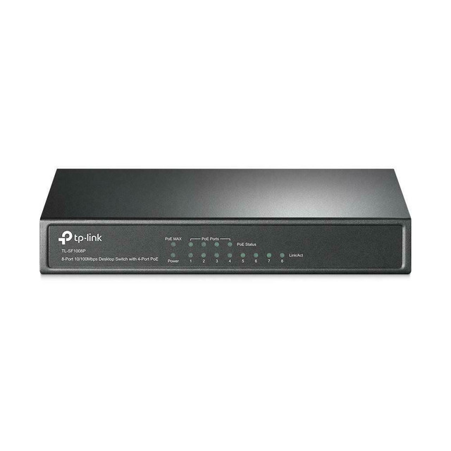 tp-link 8-Port 10/100Mbps Desktop Switch with 4-Port PoE - TL-SF1008P in Networking in West Island - Image 3