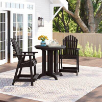 Sol 72 Outdoor™ Anette 2-Person 36" Round, Counter-Height Dining Set
