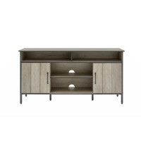 Union Rustic 58-Inch TV Stand And Media Entertainment Center Console With Up To 65-Inch TV, Open Shelving And Two Storag