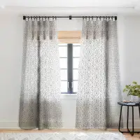 Bungalow Rose Holli Zollinger Mandala Tile Light 1pc Sheer Window Curtain Panel