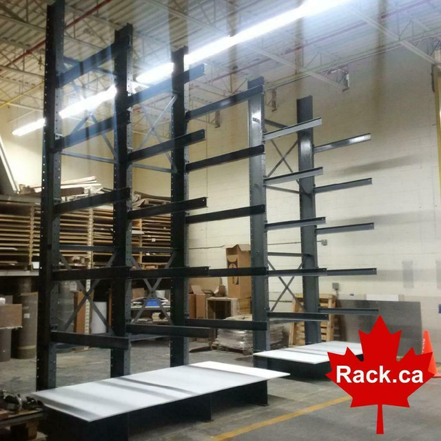 Largest Stock Of Cantilever Racking In Canada - We Ship All Over Canada - Our Service Can Not Be Duplicated in Industrial Shelving & Racking in Ontario - Image 4