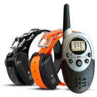 NEW RECHARGEABLE 2 COLLAR DOG TRAINING SHOCK DCB035