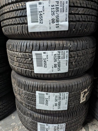 P185/55R15 185/55/15  YOKOHAMA AVID S34 ( all season / summer tires ) TAG # 14552