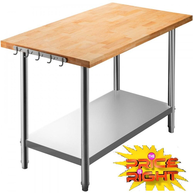 Mapletop work tables - 3 sizes to choose from - brand new - we ship in Industrial Kitchen Supplies