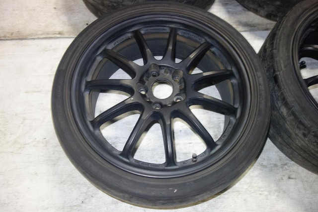 JDM Work Emotion 11r Rims Wheel Tires Genuine 18x7.5 +53 5x114.3 in Tires & Rims - Image 2