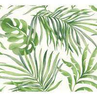 Candice Olson Paradise Palm Peel & Stick Floral Wallpaper