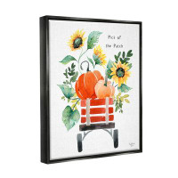 Stupell Industries Pick Of The Patch Seasonal Autumn Plants Sunflowers Canvas Wall Art By Heatherlee Chan