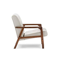 Hokku Designs Lefancy  Mid-Century Masterpieces Club Chair - White