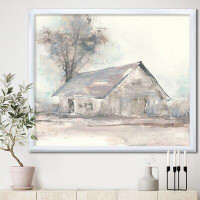 East Urban Home 'Farmhouse Barn Grey III' Picture Frame Print on Canvas