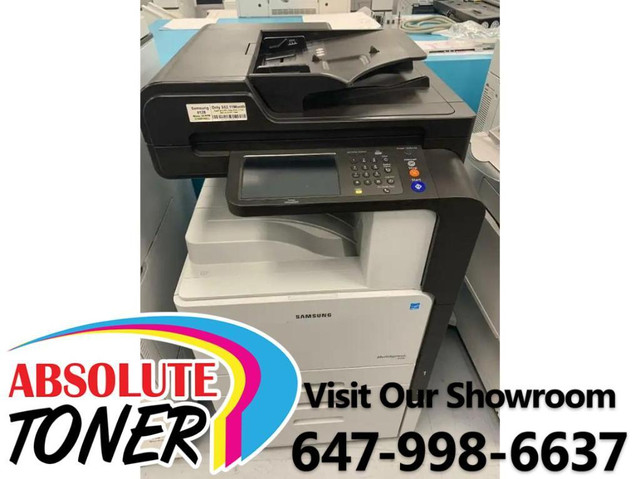 ONLY 109K PAGES PRINTED- Pre owned Samsung SCX-8123NA 8123 Black and white laser printer scanner photocopier 11X17. in Printers, Scanners & Fax in Ontario - Image 2