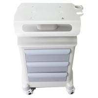 .Mobile Trolley Cart for Ultrasound Imaging Scanner ABS Material Utility Carts 024159