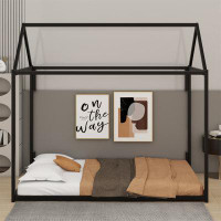 Isabelle & Max™ Twin Size Metal House Shape Platform Bed