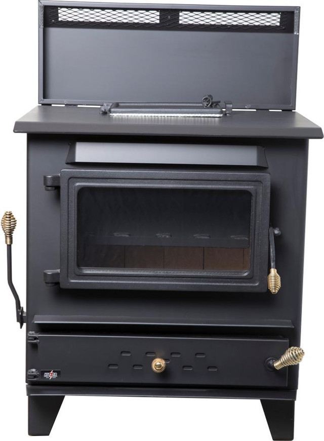 Hitzer 50-93 Gravity Fed Hopper Stove  Free Standing Heater (Radiant / Blower Option) Can Operate wo Electricity in Fireplace & Firewood - Image 3