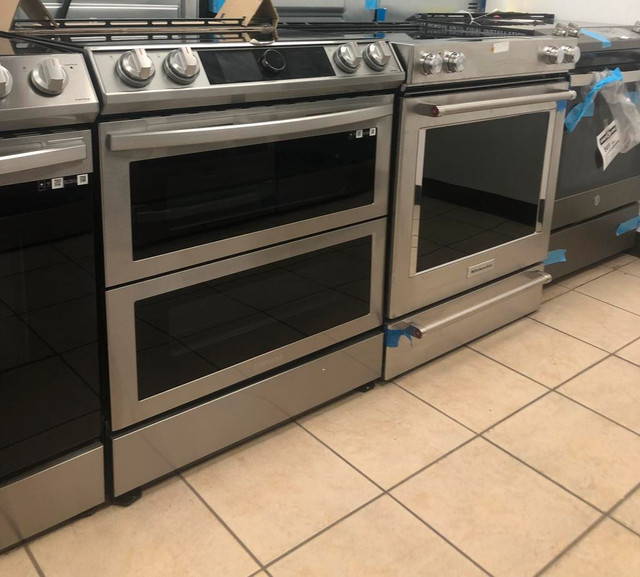 MASSIVE SALES EVENT!! EXTRA 10% OFF NEW UNBOXED AND NEW SCRATCH AND DENT RANGES!!!! ALL MAKES AND MODELS TO CHOOSE FROM in Stoves, Ovens & Ranges in Edmonton Area - Image 2
