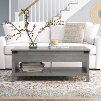 Sand & Stable™ Colter Lift Top Extendable 4 Legs Coffee Table with Storage