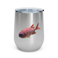 Marick Booster Colourful Fish 12Oz Insulated Wine Tumbler